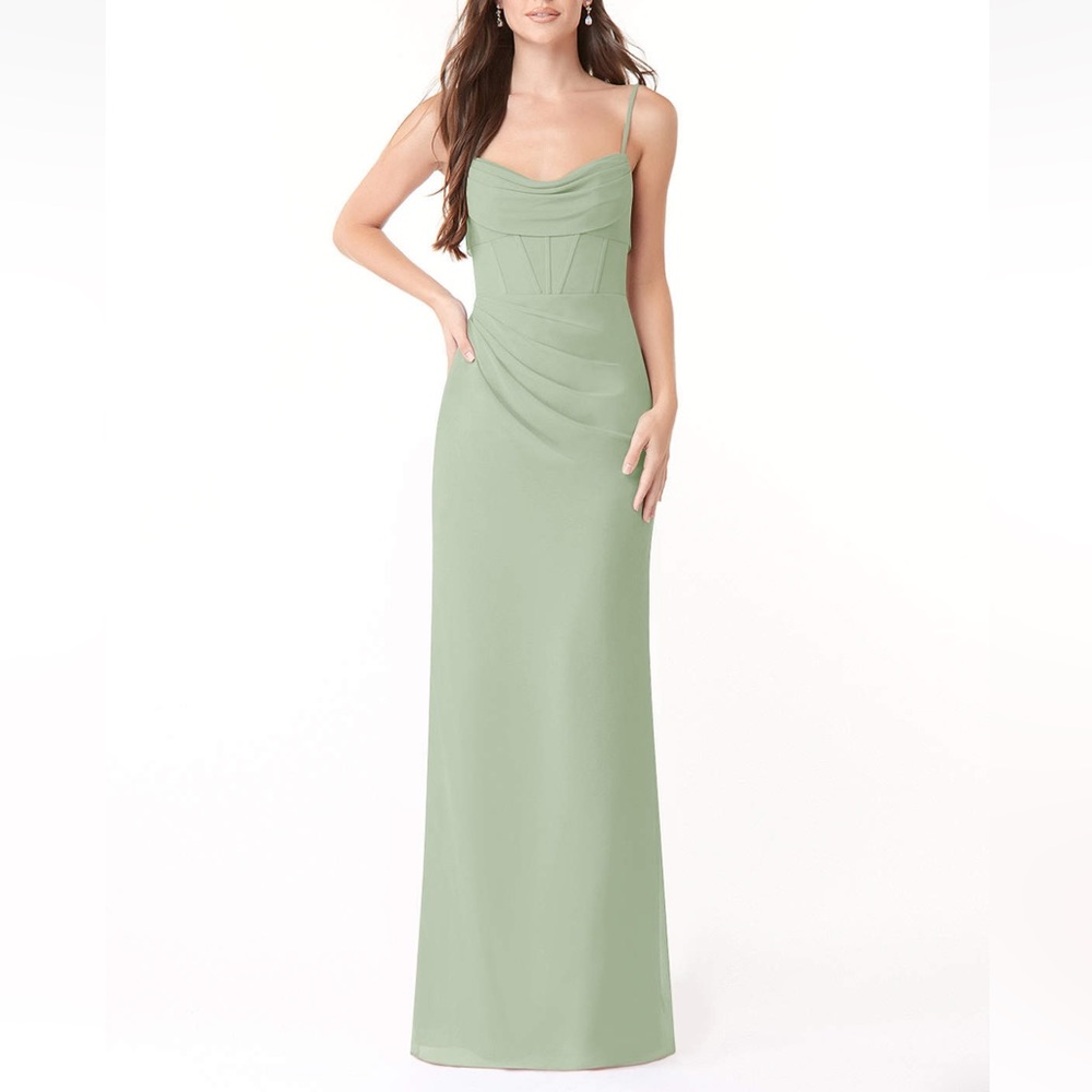 Azazie Mai in Dusty Sage • NEW • Custom Size